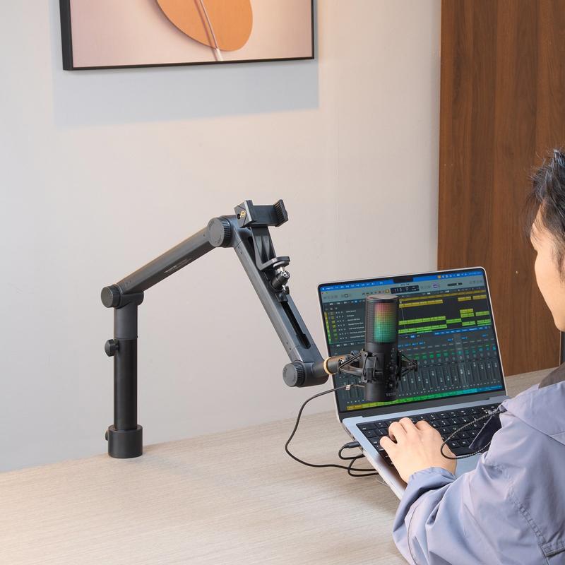 Desk-Mounted Microphone Arm, F - Headphone Stand Desk บทวิจารณ์และราคา