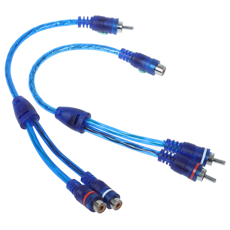 Car MP3 Audio RCA Y Splitter C - Audio Splitter Y บทวิจารณ์และราคา
