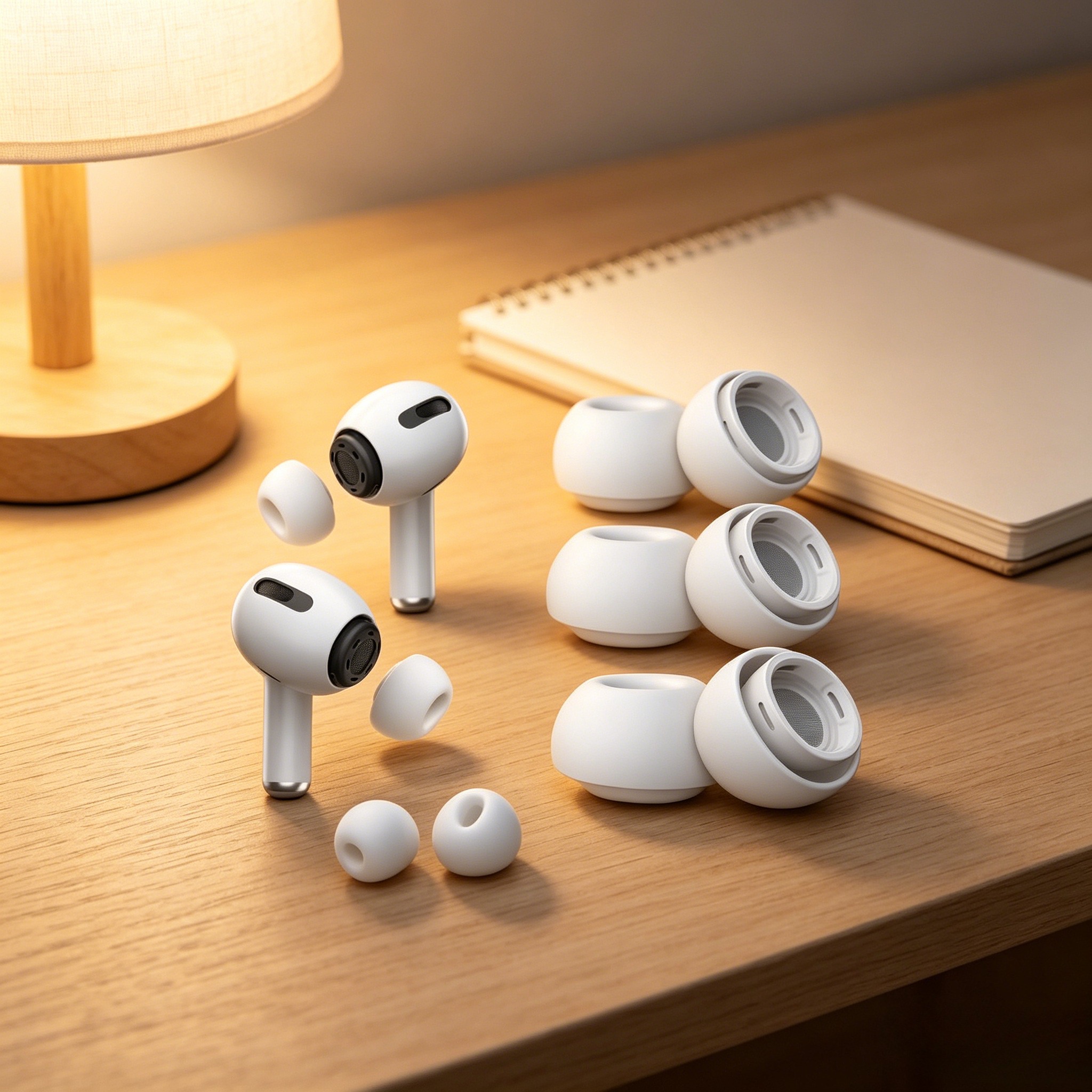 Silicone Ear Tips for AirPods  - Silicone Ear Tip Replacement บทวิจารณ์และราคา