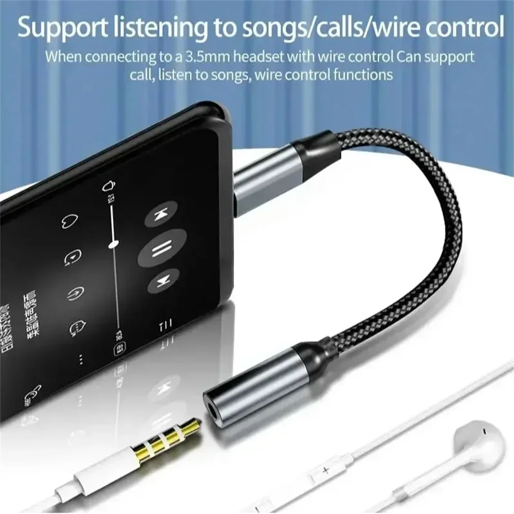 USB C 3.5mm Audio Adapter USB  - Audiophile Headphone Wired บทวิจารณ์และราคา