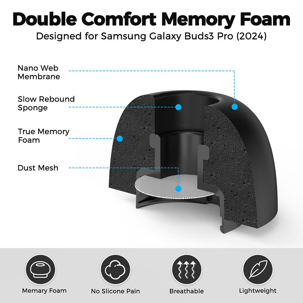 XDcase 4 Pairs Replacement Mem - Earphone Foam Tip บทวิจารณ์และราคา