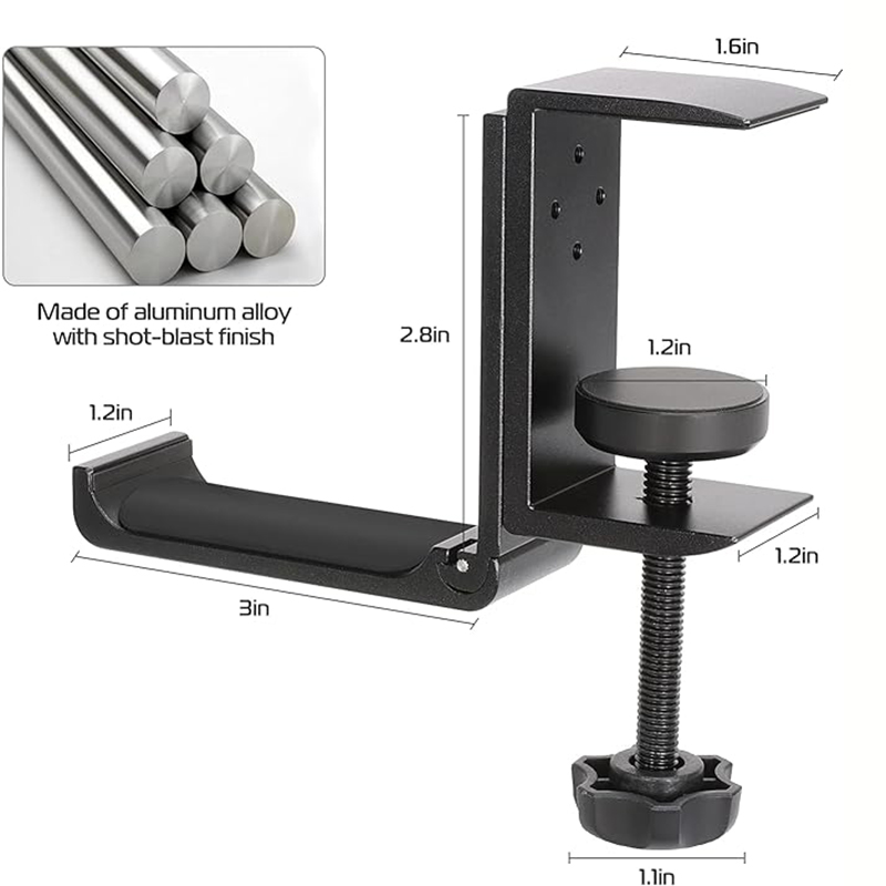 Under Desk Headphone Stand Fol - Headphone Stand Desk บทวิจารณ์และราคา