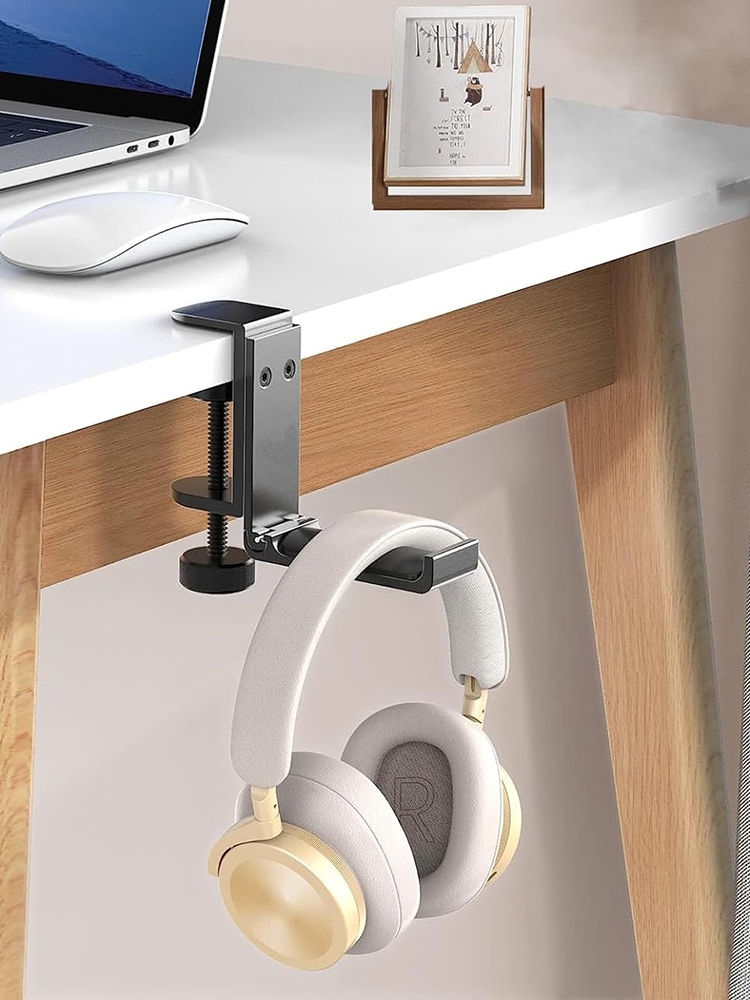 Under Desk Headphone Stand Fol - Headphone Stand Desk บทวิจารณ์และราคา
