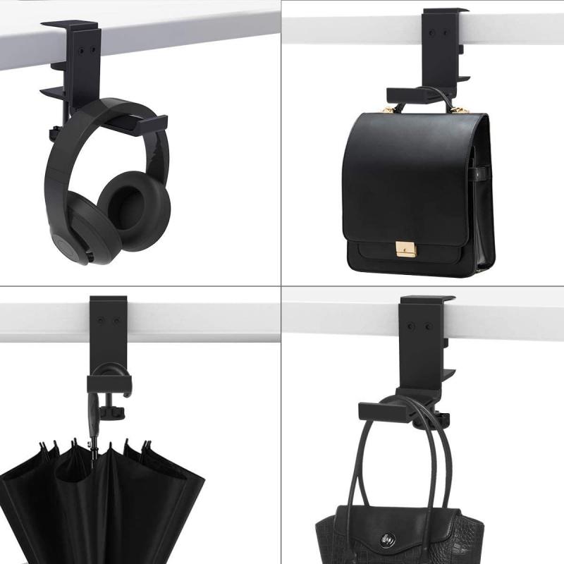 Under Desk Headphone Stand Fol - Headphone Stand Desk บทวิจารณ์และราคา