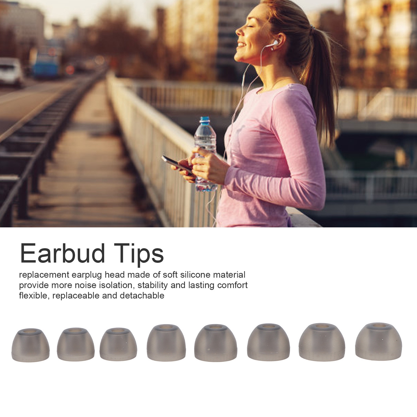 Silicone Eartips Replacement N - Silicone Ear Tip Replacement บทวิจารณ์และราคา
