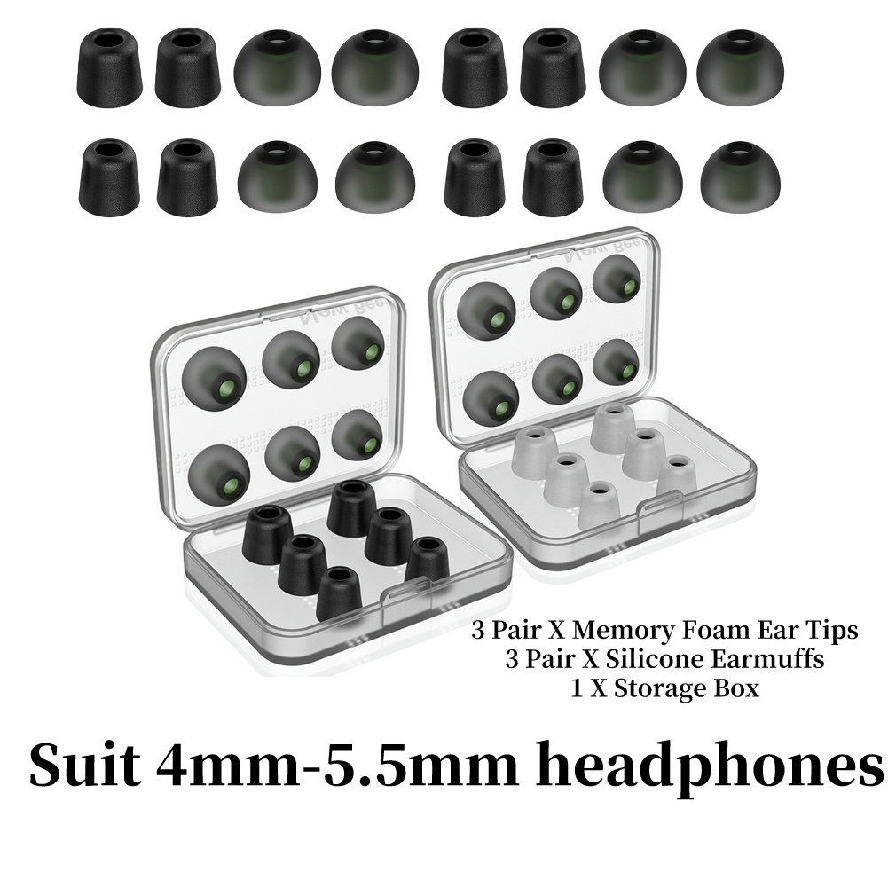 Memory Foam Ear Tips Noise Iso - Earphone Foam Tip บทวิจารณ์และราคา