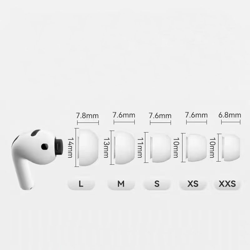Silicone Ear Tips for AirPods  - Silicone Ear Tip Replacement บทวิจารณ์และราคา