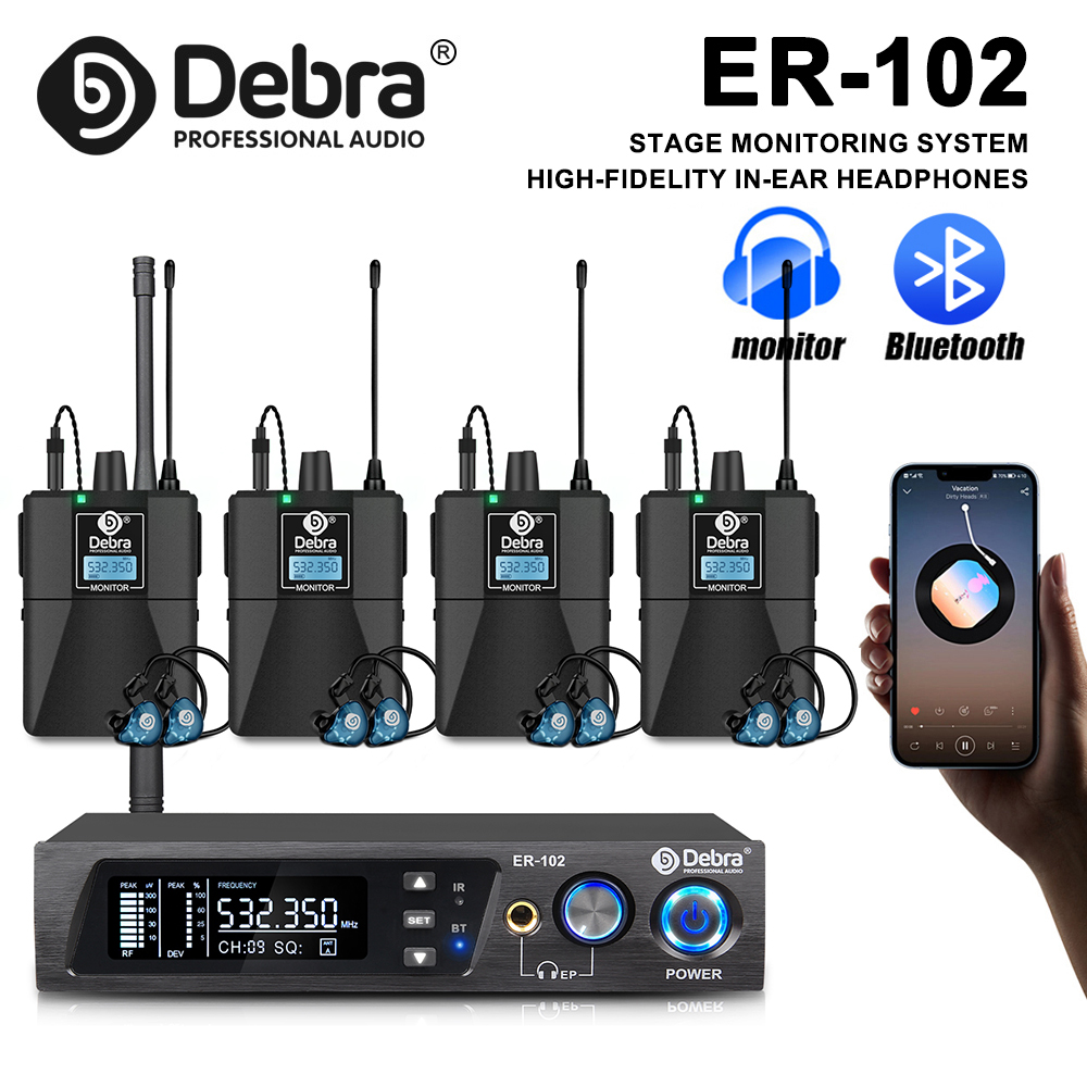 Debra ER-102 UHF IEM In Ear St - In Ear Monitor Iem บทวิจารณ์และราคา