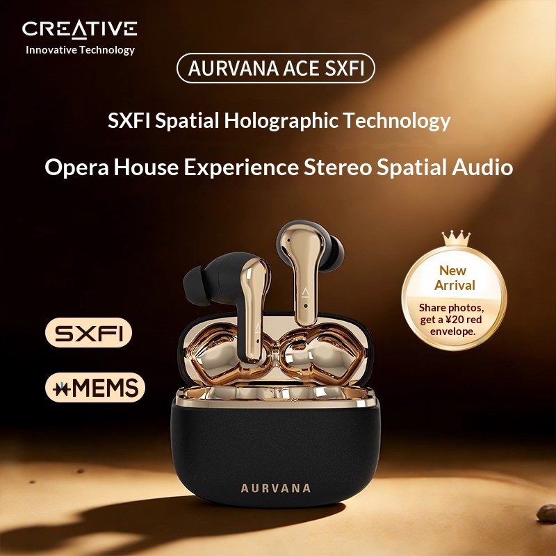 New Creative ACE SXFI TWS Earp - Noise Cancelling Headphone บทวิจารณ์และราคา