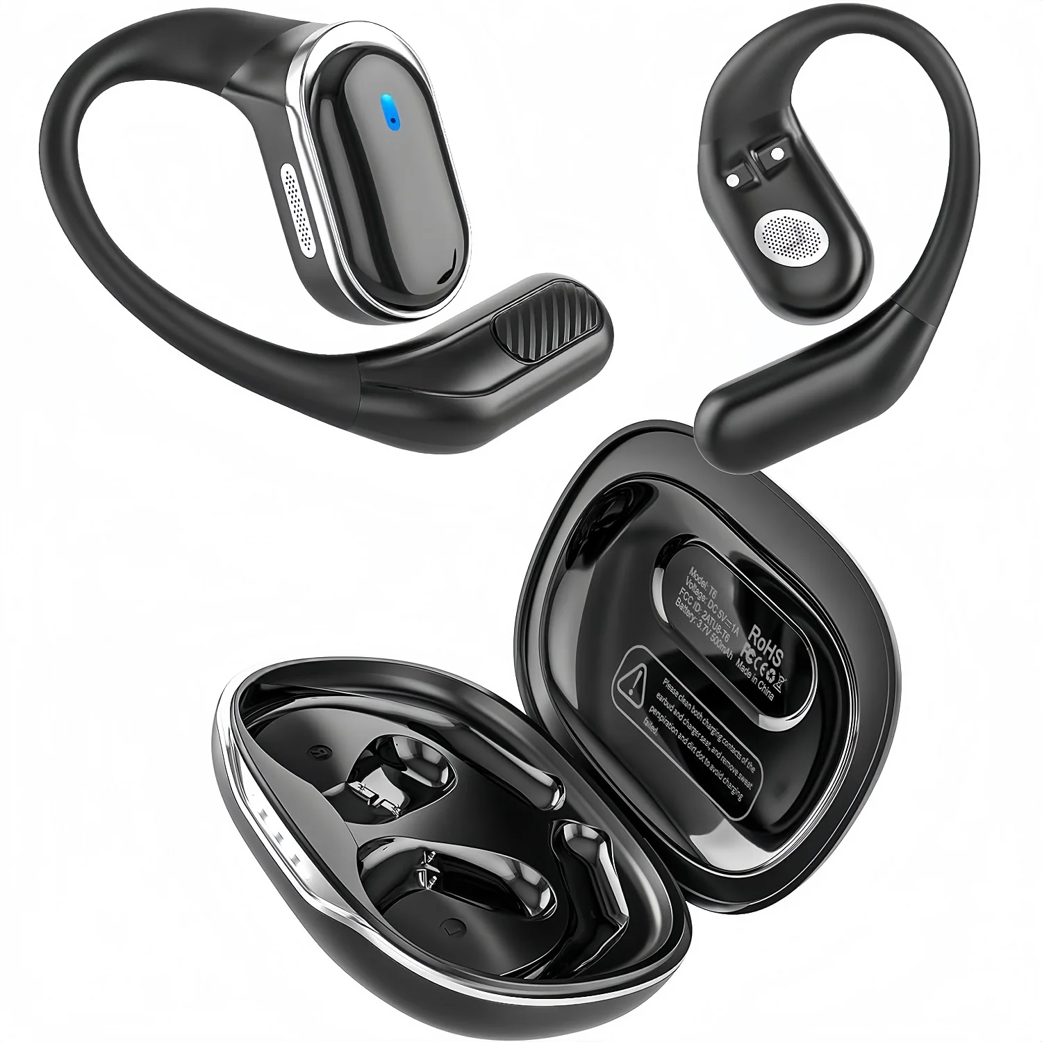 Bluetooth Earphones Wireless H - Sports Earphone Hook บทวิจารณ์และราคา